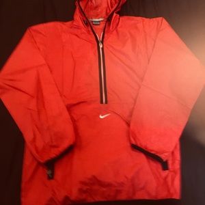 Red Nike Wind Breaker